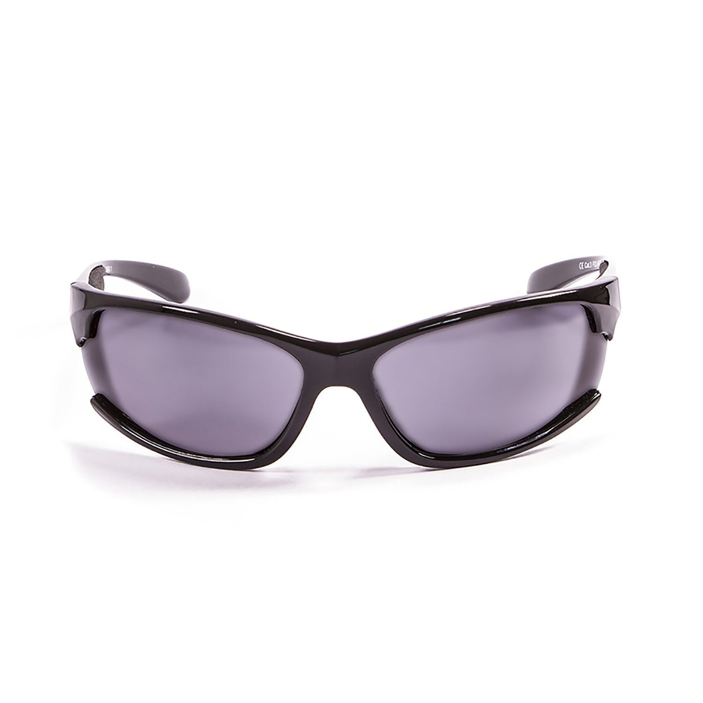 OCEAN CYPRUS Polarized Sunglasses Kiteboarding Surf Water Sports (Frame Shiny Black, Lens Smoke)