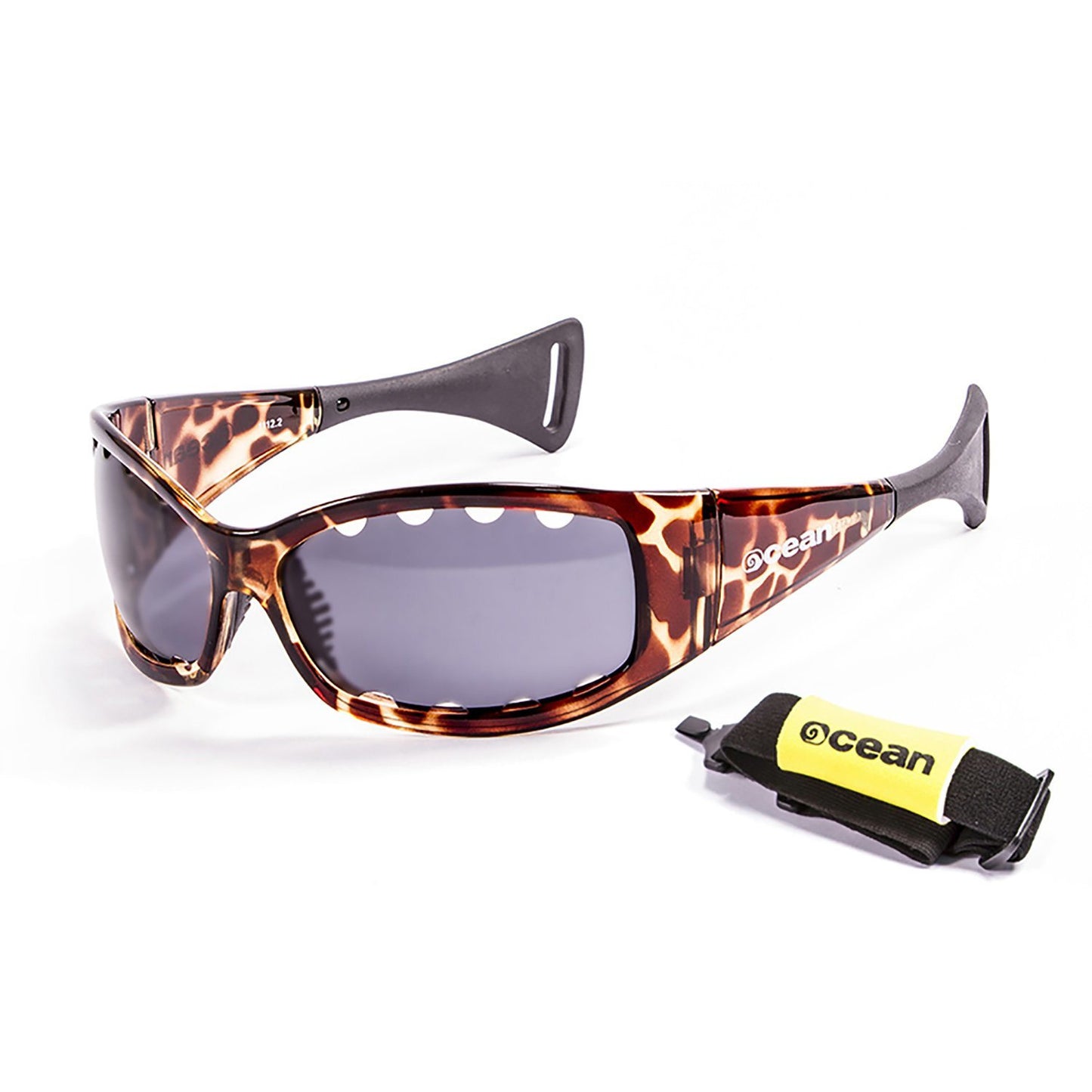 OCEAN FUERTEVENTURA Polarized Sunglasses Kiteboarding Surf Water Sports (Frame Demy Brown, Lens Smoke)