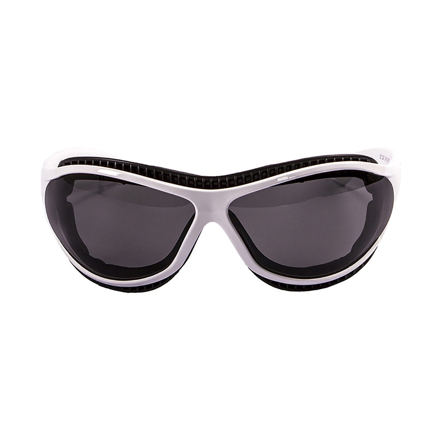 TIERRA DE FUEGO Polarized Sunglasses Kiteboarding Surf Water Sports (Frame Matte White, Lens Smoke)