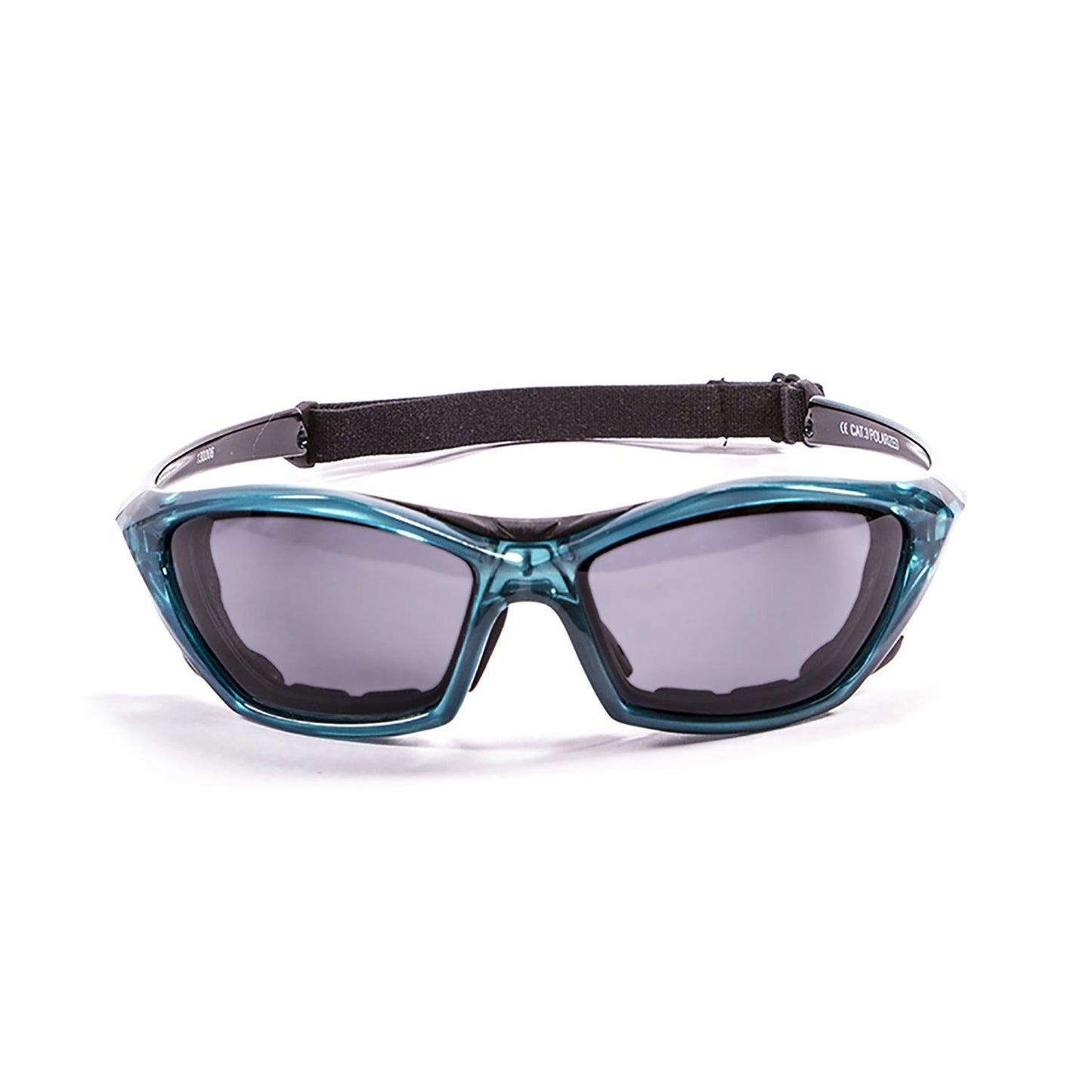 OCEAN LAKE GARDA Polarized Sunglasses Kiteboarding Surf Water Sports (Frame Blue, Lens Smoke)