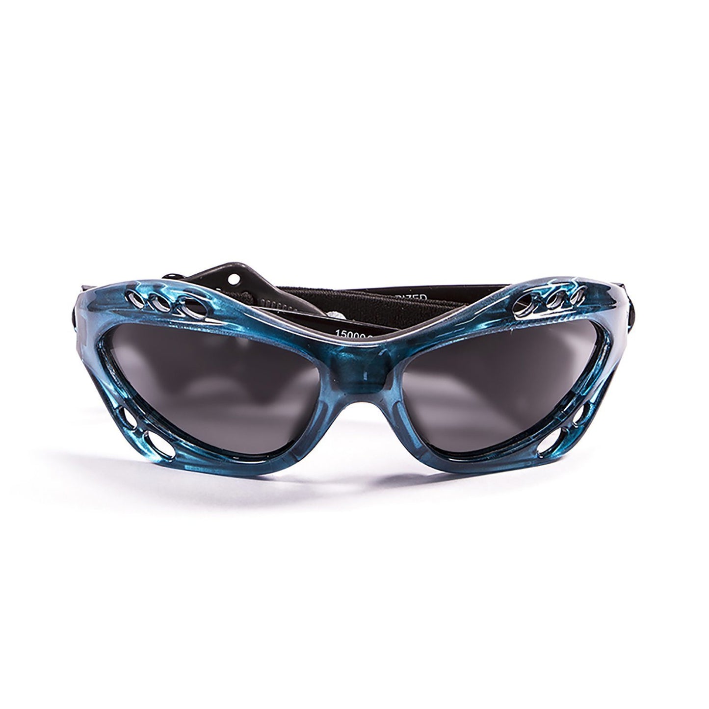 OCEAN CUMBUCO Polarized Sunglasses Kiteboarding & Water Sports (Frame Blue, Lens Smoke)