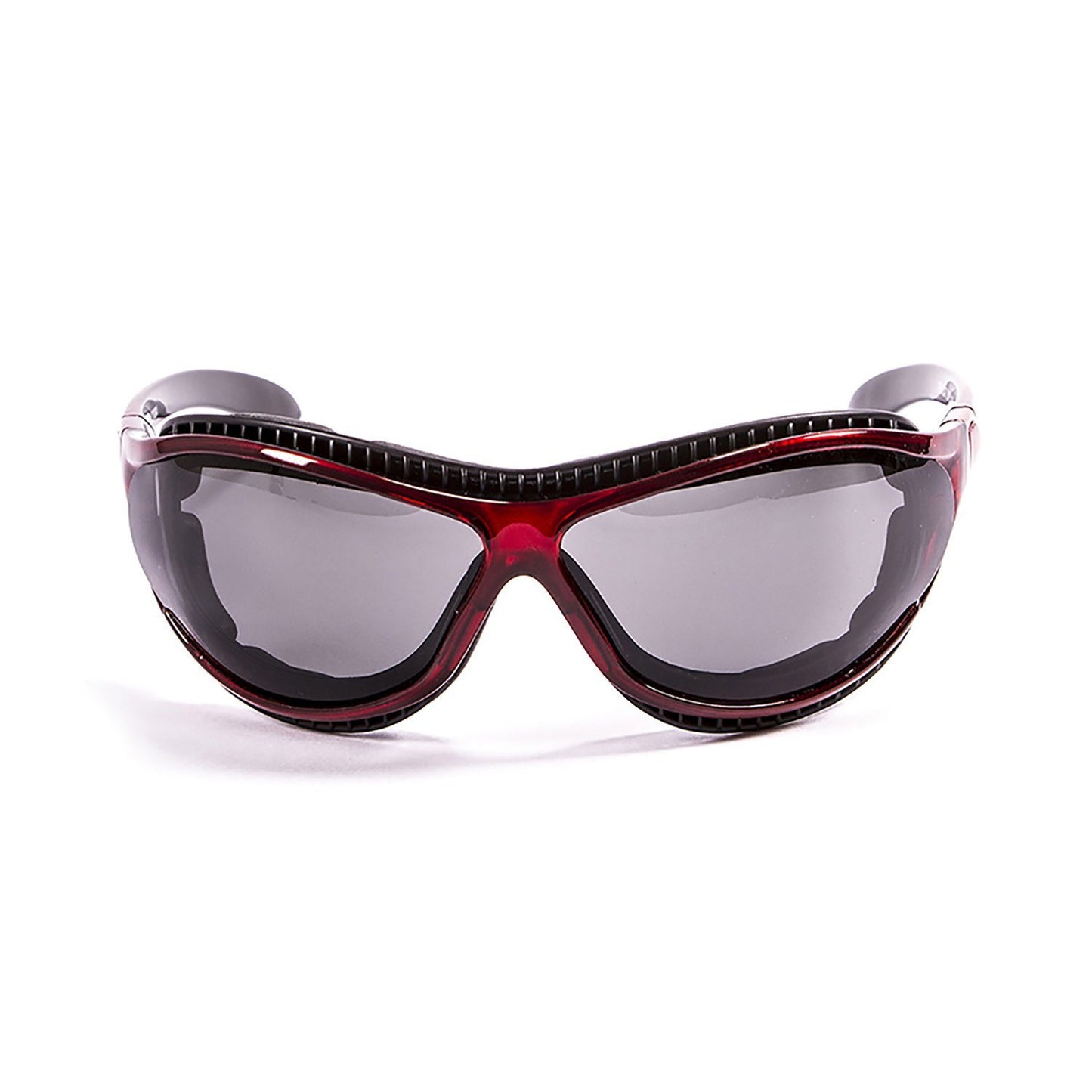 OCEAN TIERRA DE FUEGO Polarized Sunglasses Kiteboarding Surf Water Sports (Frame Red, Lens Smoke)