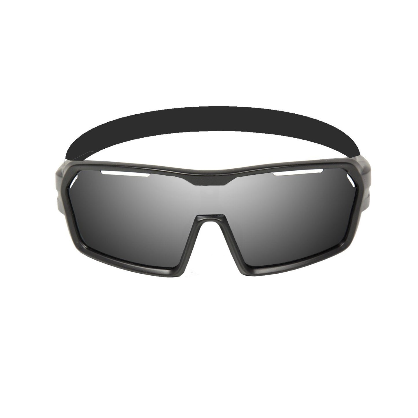 OCEAN CHAMELEON Polarized Sunglasses Kiteboarding Surf Water Sports (Frame Matte Black, Lens Smoke)
