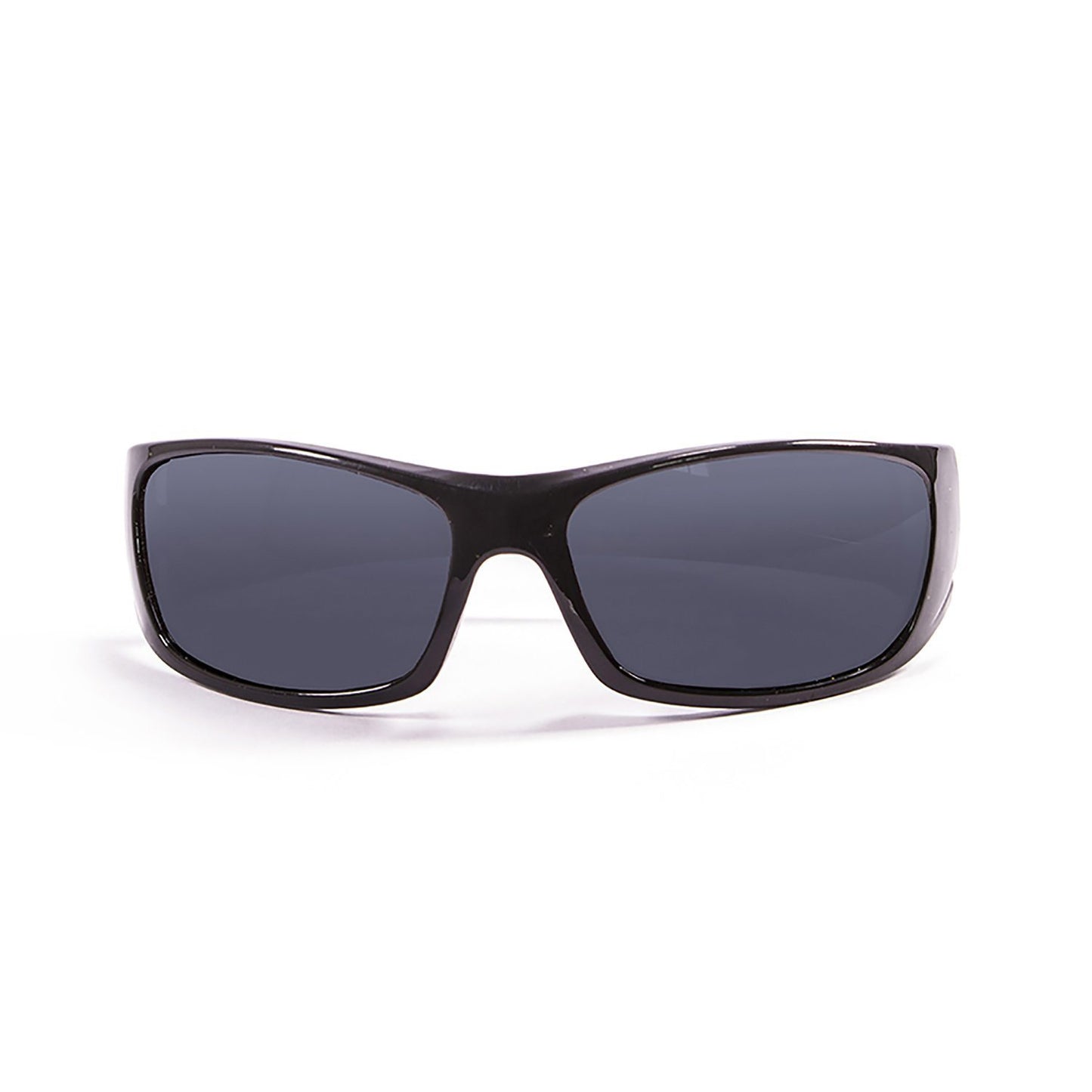 OCEAN BERMUDA Polarized Sunglasses Kiteboarding Surf Water Sports (Frame Shiny Black, Lens Smoke)