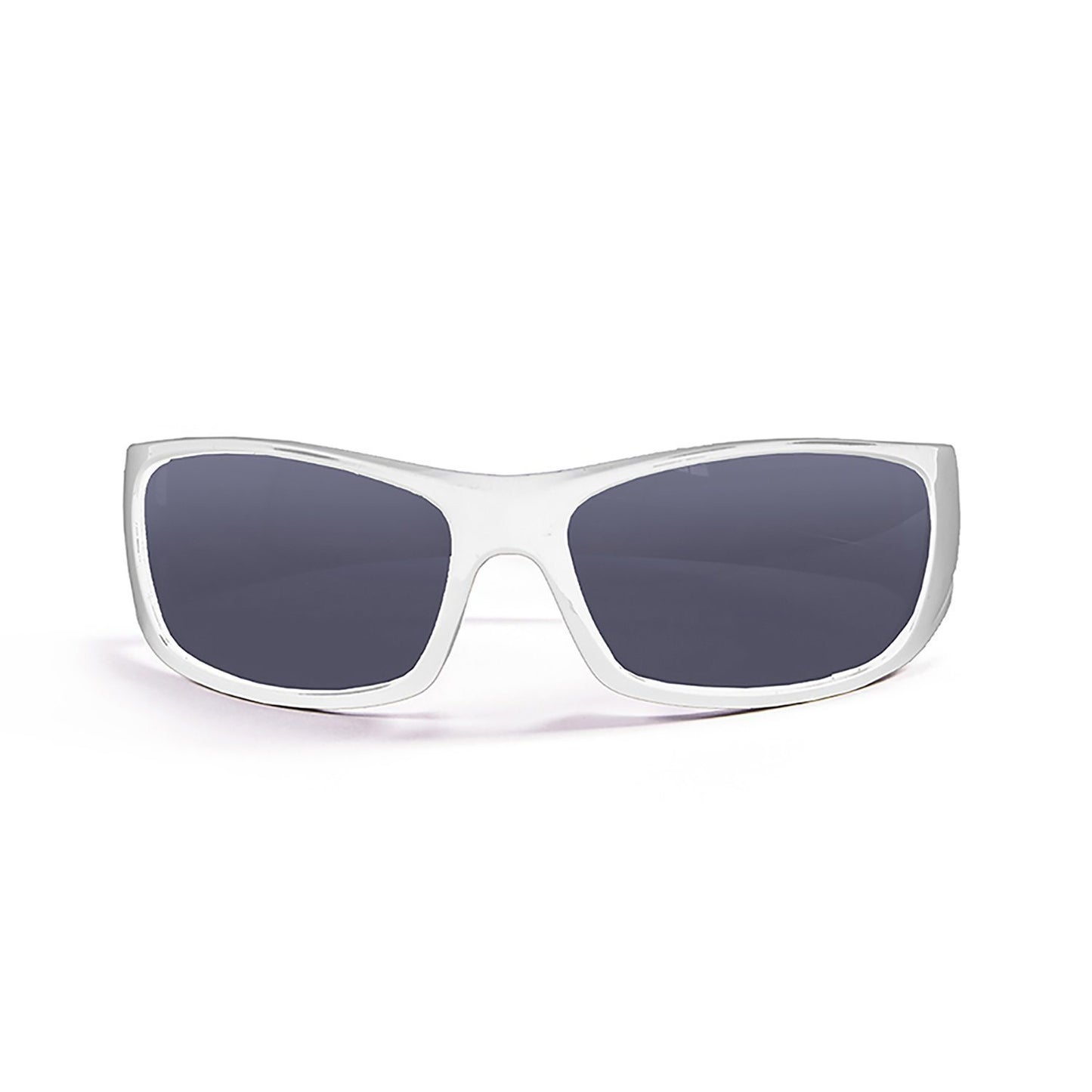 OCEAN BERMUDA Polarized Sunglasses Kiteboarding Surf Water Sports (Frame Shiny White, Lens Smoke)