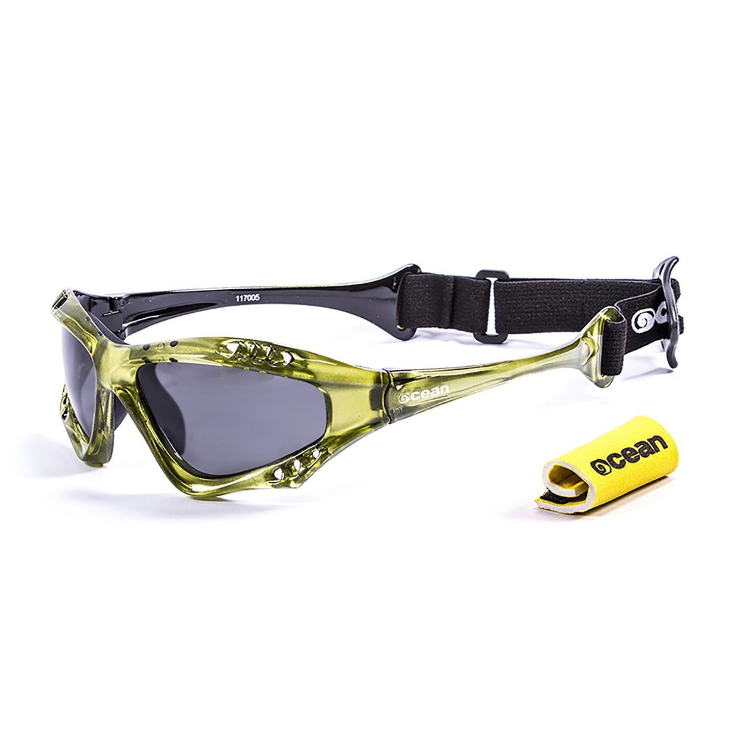 AUSTRALIA Polarized Sunglasses Kiteboarding & Water Sports (Frame Green, Lens Smoke)