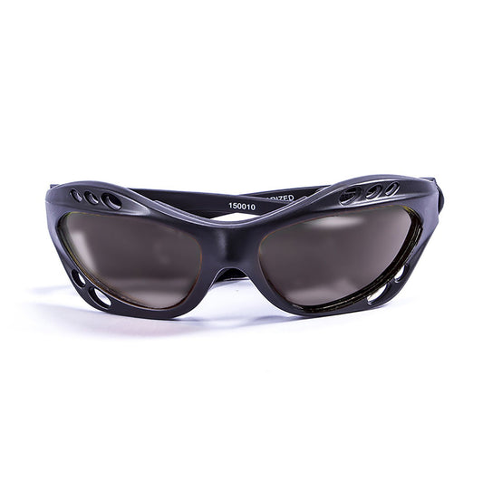 OCEAN CUMBUCO Polarized Sunglasses Kiteboarding & Water Sports (Frame Matte Black, Lens Smoke)