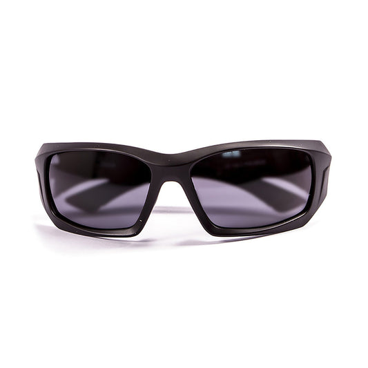 OCEAN ANTIGUA Polarized Sunglasses Kiteboarding Surf Water Sports (Frame Matte Black, Lens Smoke)